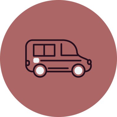 Van simgesi, vektör çizimi