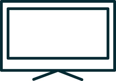 televizyon ikonu. vektör çizim