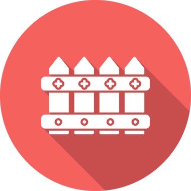 vektör bahçesi çiti simgesi