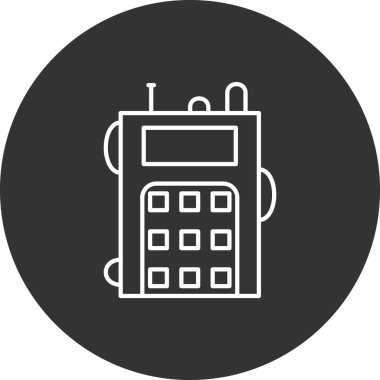 Telsizin vektör çizimi 