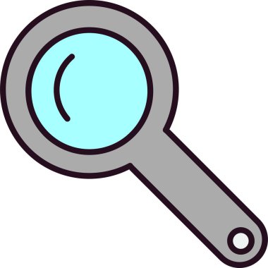 Ara. Web simgesi basit illüstrasyon 