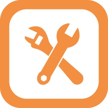 Çapraz anahtarlar. Web simgesi basit tasarım