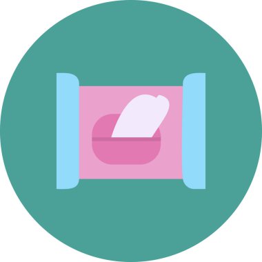 Makyaj temizleyicinin vektör çizimi