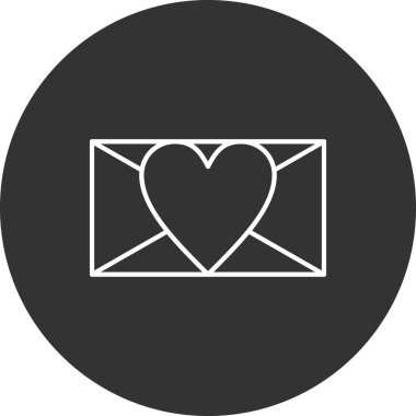 Davet simgesi vektör illüstrasyonu