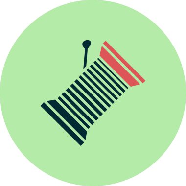 İplik makarası vektör illüstrasyonu