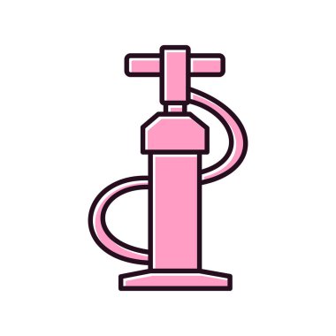 Hava pompası ikonu. özet çizimi 