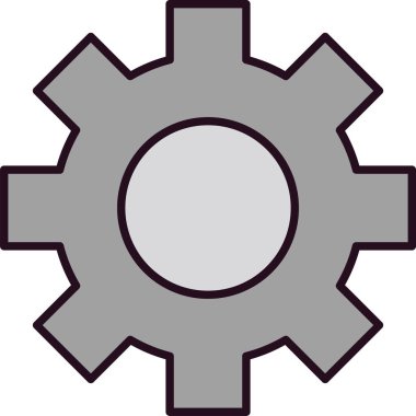 Çarklı. Web simgesi vektör illüstrasyonu ayarlanıyor