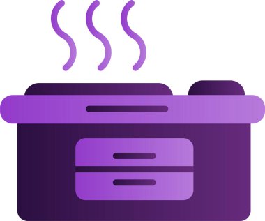 Mutfak sobası. Web simgesi