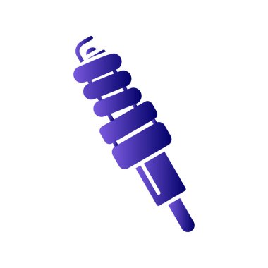 Buji vektör simgesi modern illüstrasyonuName