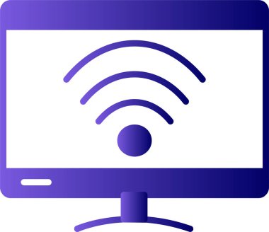 Akıllı televizyon. Web simgesi