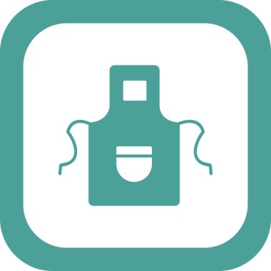 önlük simge vektör çizim