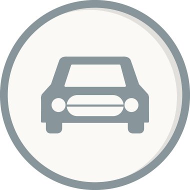 - Araba. Web simgesi basit illüstrasyon 