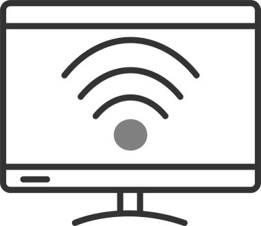 Akıllı televizyon. Web simgesi