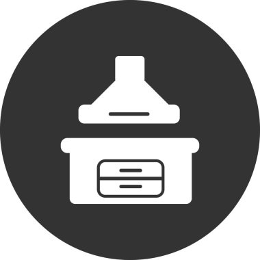 Ayıklayıcı ağ simgesi vektör illüstrasyonu