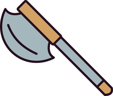 Balta. Web simgesi basit illüstrasyon  