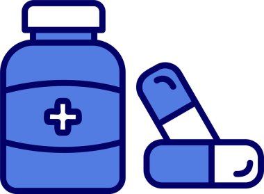 Tıp simgesi vektör illüstrasyonu