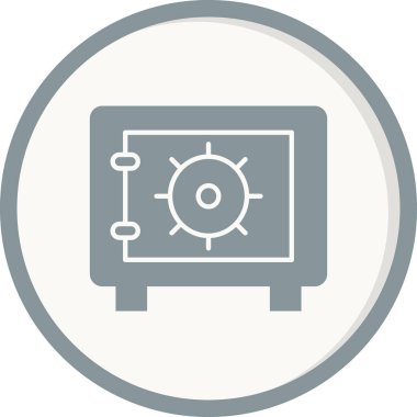 Güvenli kutucuk vektör illüstrasyonu