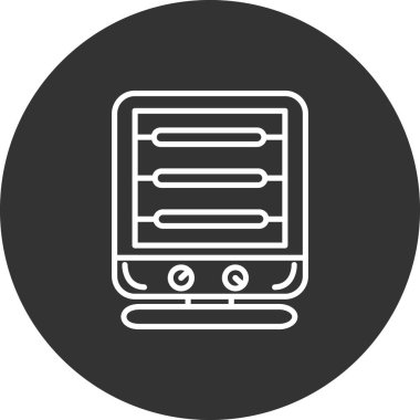 Isıtıcının vektör çizimi