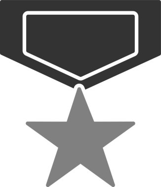 Rozet. Web simgesi basit illüstrasyon