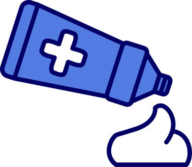 Merhem ikonu vektör illüstrasyonu