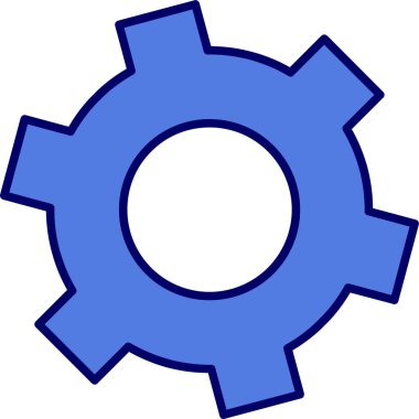 Çarklı. Web simgesi vektör illüstrasyonu ayarlanıyor