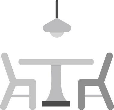 Yemek tablosu vektör çizgisi simgesi