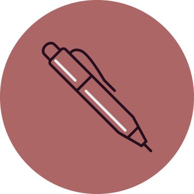 kalem simgesi vektör illüstrasyonu