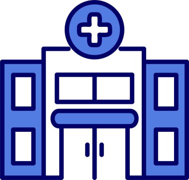 Hastane Simgesi Vektör İllüstrasyonu