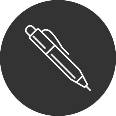 kalem simgesi vektör illüstrasyonu