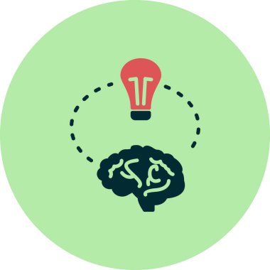 Beyin fırtınası vektör çizim 