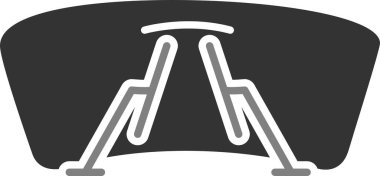 Windscreen 'in vektör çizimi 