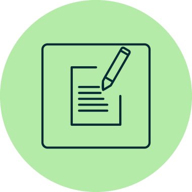 Simge oluşturulmasının vektör illüstrasyonu