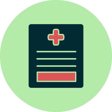 Tarif simgesi vektör illüstrasyonu