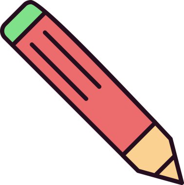 kalem simgesi vektör illüstrasyonu