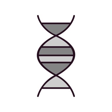 DNA simgesi vektör illüstrasyonu