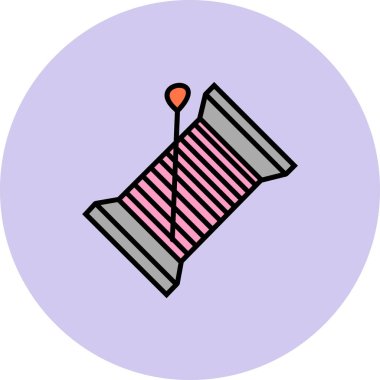 İplik makarası vektör illüstrasyonu