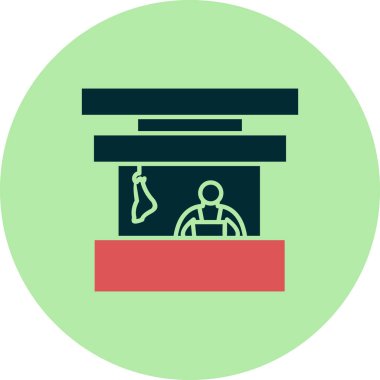 Kasap 'ın vektör çizimi 