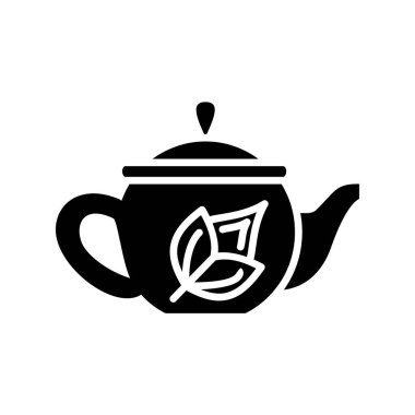 çaydanlık simgesi, basit tasarım
