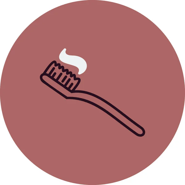 Tooth Brush Web Icon Simple Illustration — Wektor stockowy