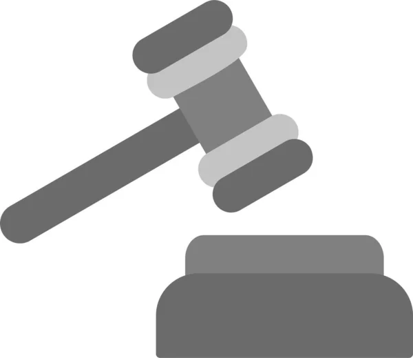 Gabelsymbol Vektorillustration Gesetzeskonzept — Stockvektor