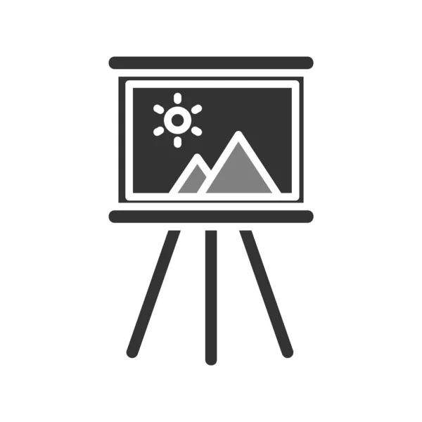 Canvas Icon Vector Illustration — Image vectorielle