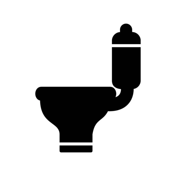 Toilet Web Icon Simple Illustration — Stockový vektor