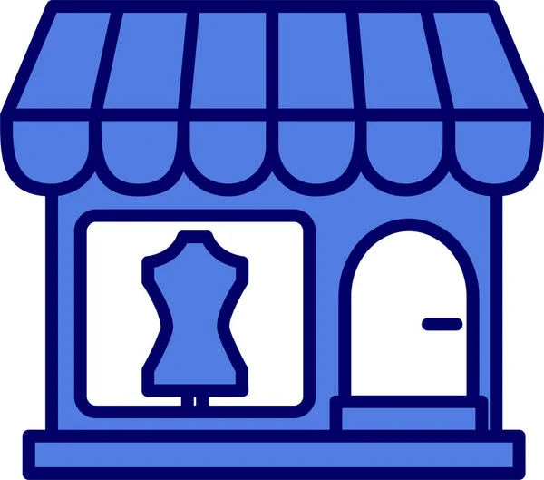 Boutique Symbol Vektorillustration — Stockvektor