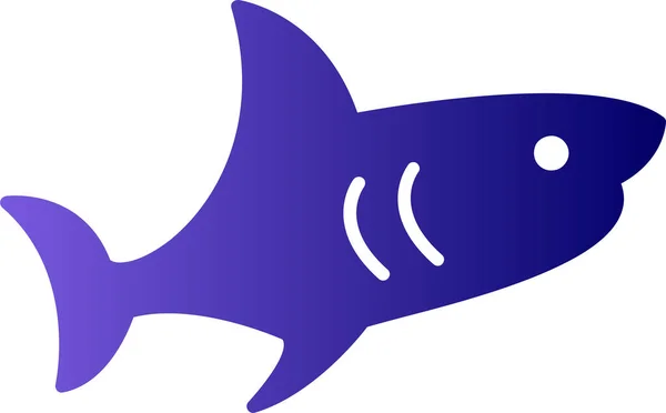 サメだWebアイコンシンプルなデザイン — ストックベクタ