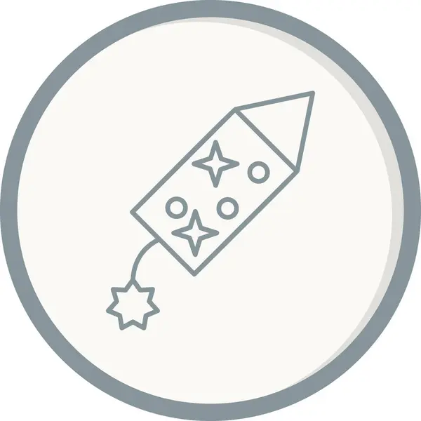 Cracker Icon Vector Illustration — Vettoriale Stock