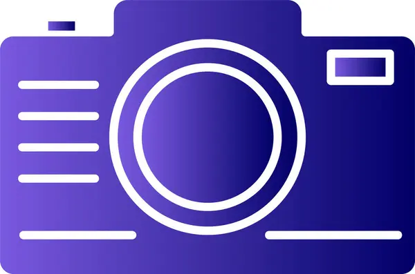 Vectorillustratie Van Fotocamera Icoon — Stockvector