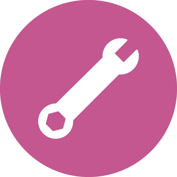 Spanner Icono Vector Ilustración — Archivo Imágenes Vectoriales