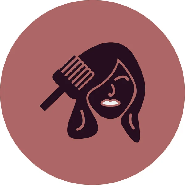 Векторна Ілюстрація Фарби Волосся — стоковий вектор