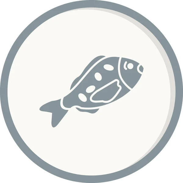 Jew Fish Icon Vector Illustration — Stockový vektor