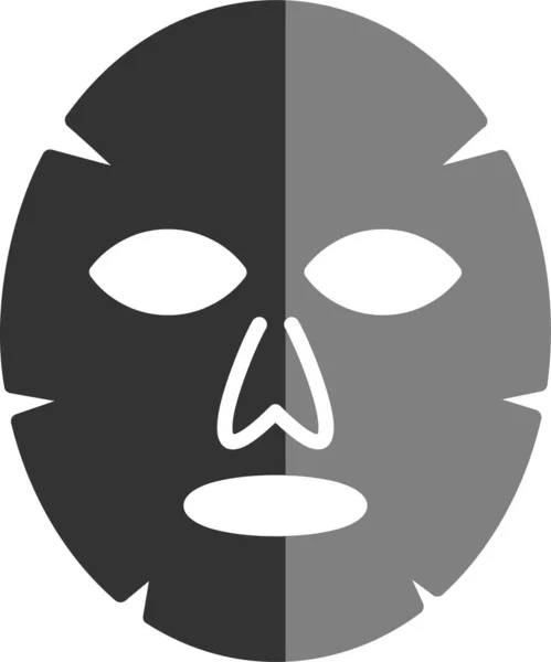 Facial Mask Web Icon Simple Illustration — Vector de stock